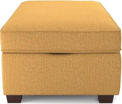 Marinette Yellow Storage Ottoman