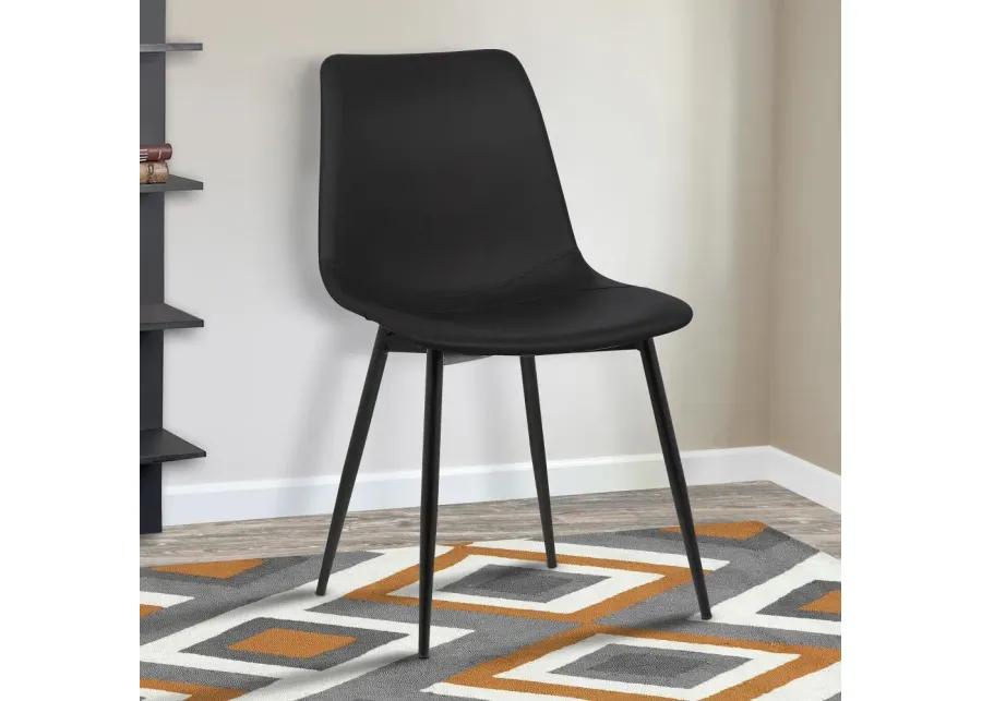 Monte Black Upholstered Dining Room Chair