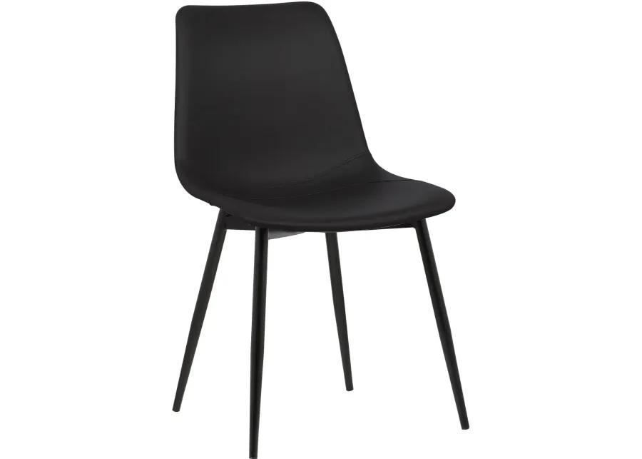 Monte Black Upholstered Dining Room Chair