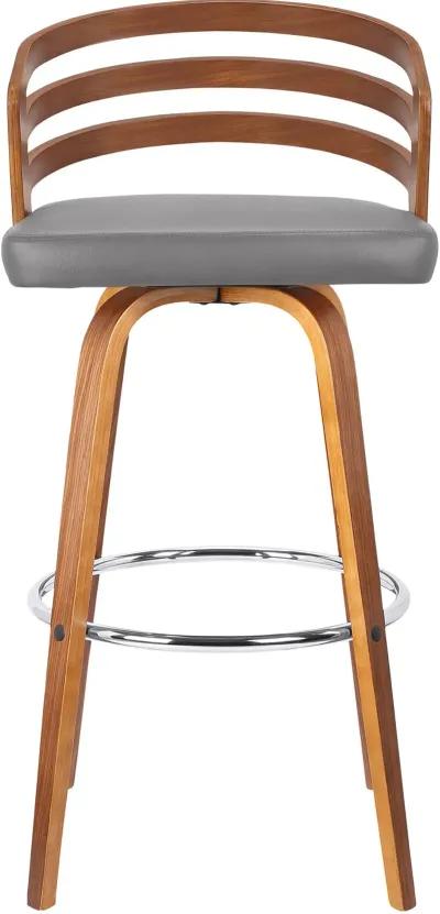 Mid Century Modern Swivel Counter Height Stool - Jayden