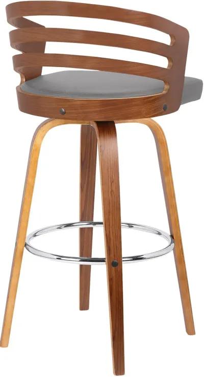 Mid Century Modern Swivel Counter Height Stool - Jayden