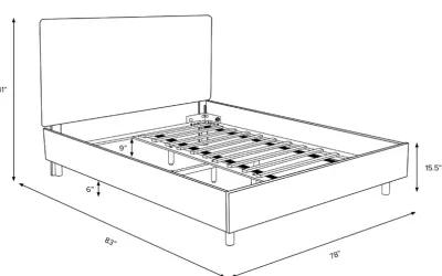 Brianna Black Scallop King Platform Bed - Skyline Furniture