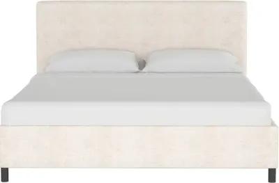 Brianna Ivory Full Platform Bed - Skyline Furniture