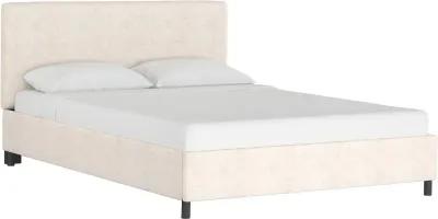 Brianna Ivory Full Platform Bed - Skyline Furniture