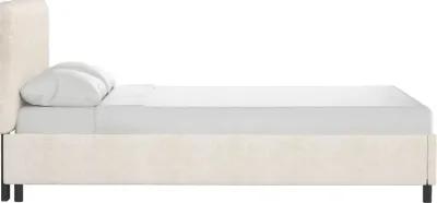 Brianna Ivory Twin Platform Bed - Skyline Furniture