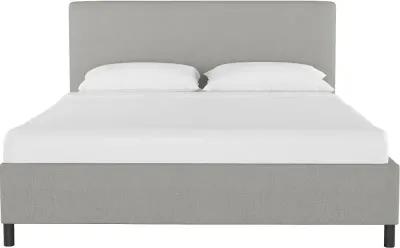 Brianna Gray Twin Platform Bed - Skyline Furniture