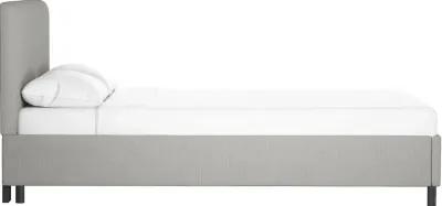 Brianna Gray Twin Platform Bed - Skyline Furniture