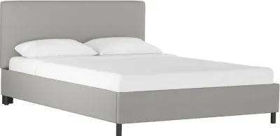 Brianna Gray Twin Platform Bed - Skyline Furniture