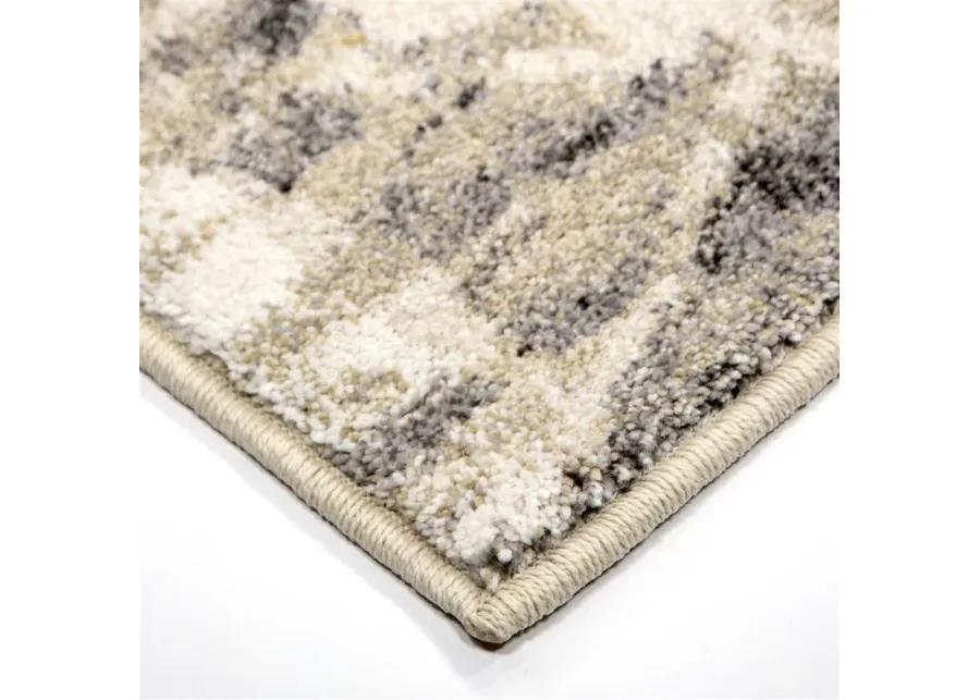 Studio 5 x 8 Asian Garden Light Gray Area Rug