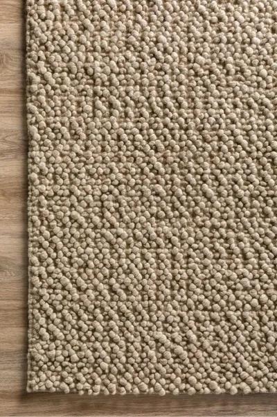 Gorbea 5 x 8 Latte Wool Area Rug