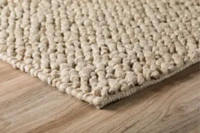 Gorbea 5 x 8 Latte Wool Area Rug