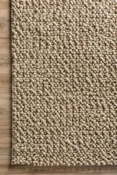 Gorbea 5 x 8 Latte Wool Area Rug