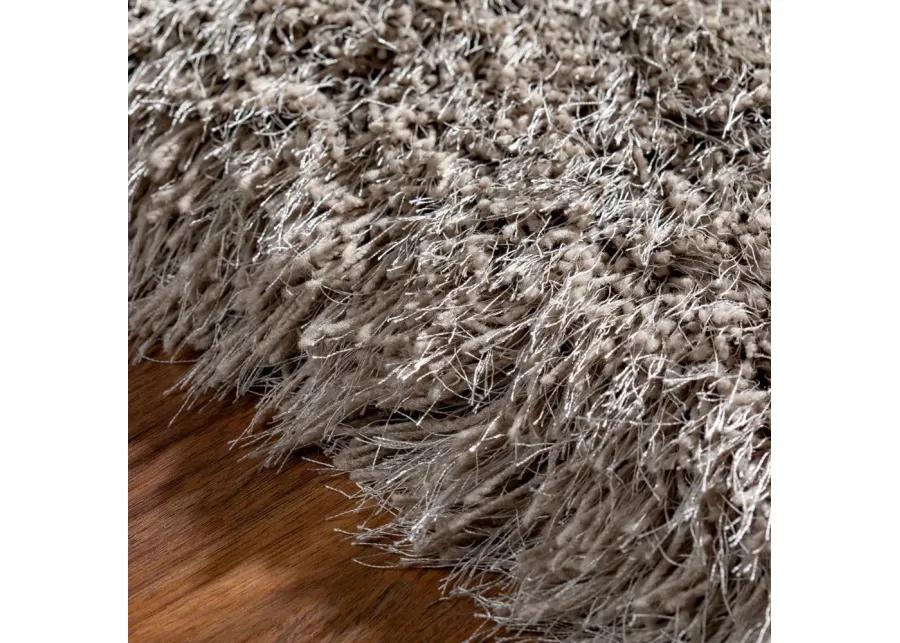 Impact 5 x 8 Mushroom Brown Shag Rug