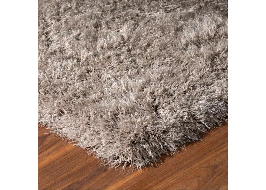 Impact 5 x 8 Mushroom Brown Shag Rug