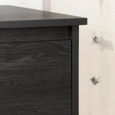 Tassio Farmhouse Gray Oak Chest of Drawers - South Shore