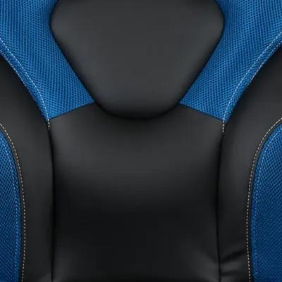 X10 Blue and Black Gaming Swivel Chair