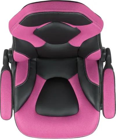 X10 Pink and Black Gaming Swivel Chair