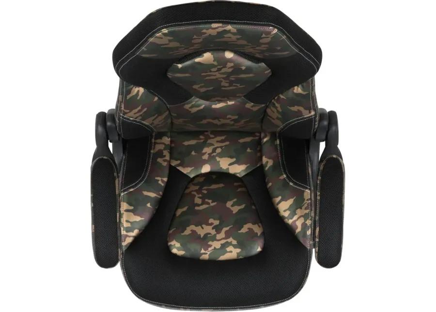 X10 Camouflage and Black Gaming Swivel Chair