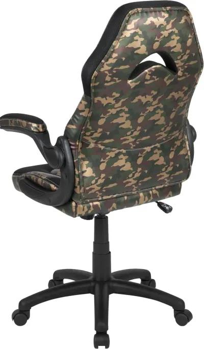 X10 Camouflage and Black Gaming Swivel Chair