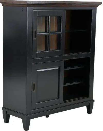 Lakeside Black Curio Cabinet