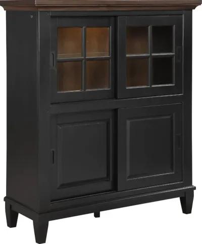 Lakeside Black Curio Cabinet