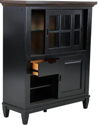 Lakeside Black Curio Cabinet