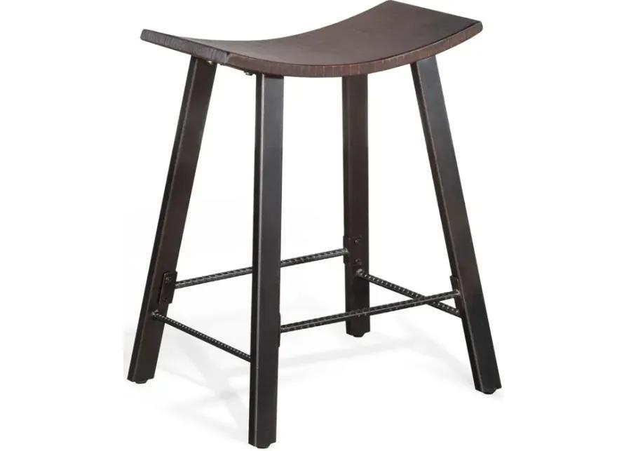 Newport Dark Brown Counter Height Stool