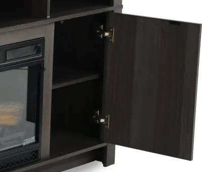 Morado Bay Gray 75" Fireplace TV Stand