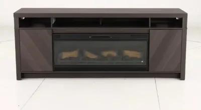 Morado Bay Gray 75" Fireplace TV Stand