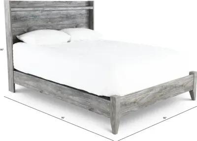 Twila Rustic Smoke Gray Full Bed