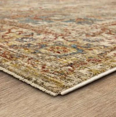 Marash 5 x 8 Ezine Gold and Cream Area Rug