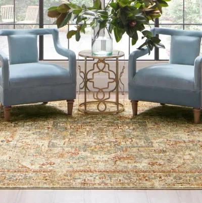 Marash 5 x 8 Ezine Gold and Cream Area Rug