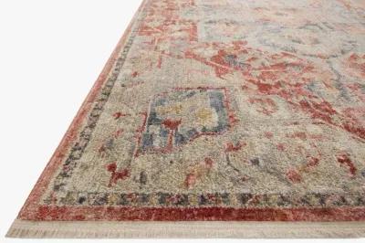 Janey 5 x 8 Garnet Multi Area Rug