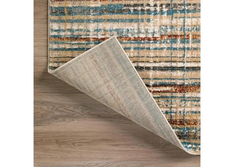 Karma 5 x 8 Transitional Multicolor Area Rug