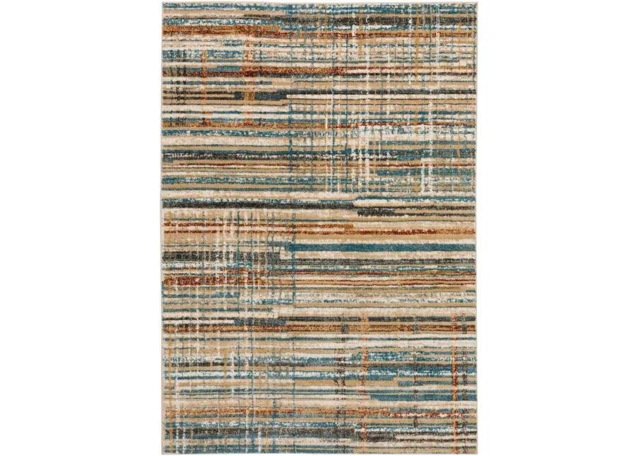 Karma 5 x 8 Transitional Multicolor Area Rug