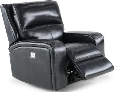 Megan Dark Blue Power Recliner