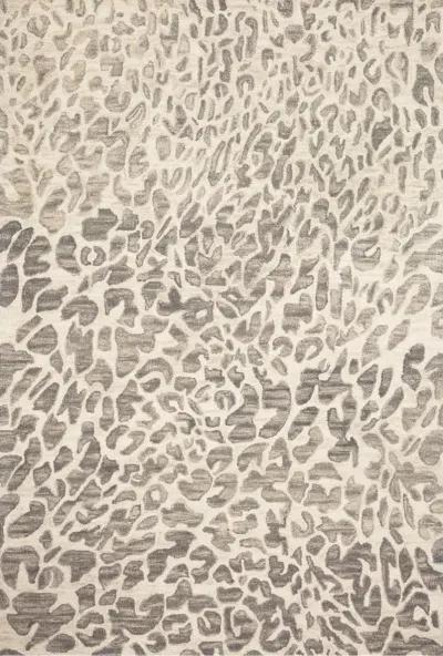 Masai 8 x 10 Safari Gray and Ivory Area Rug