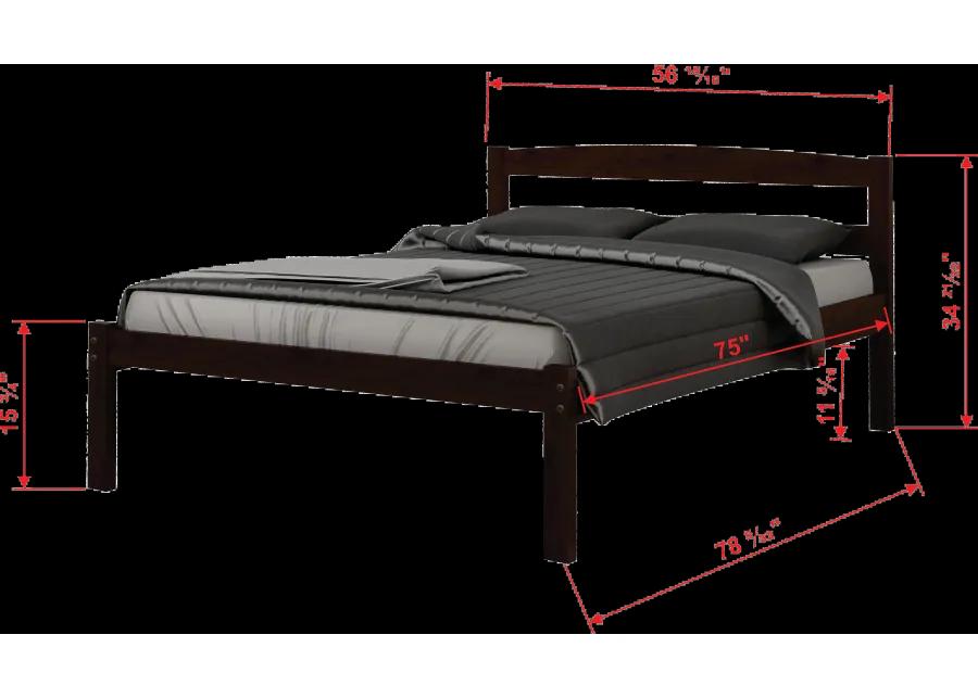 Sierra Dark Cappuccino Full Bed with Trundle