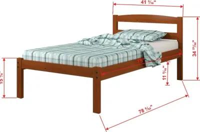 Sierra Light Espresso Twin Bed