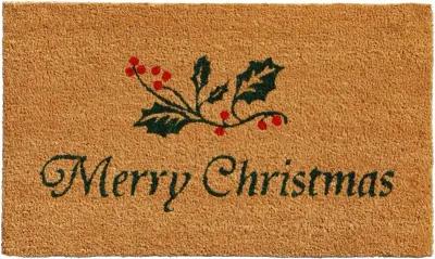 Christmas Holly Doormat