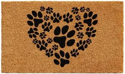 Heart Paws Doormat