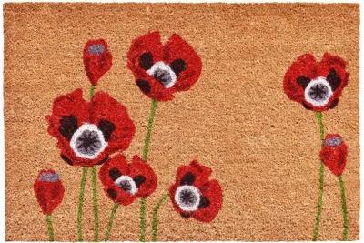 Red Poppies Doormat