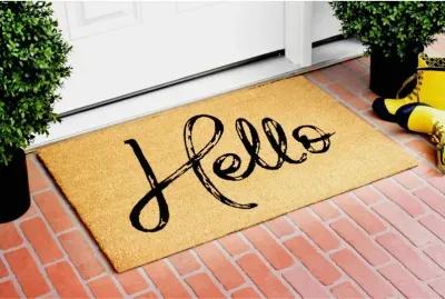 Canty Hello Natural Doormat