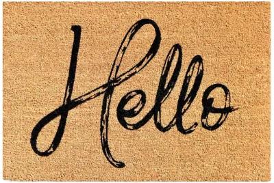 Canty Hello Natural Doormat