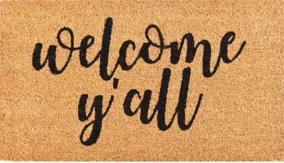 Welcome Y'all Doormat