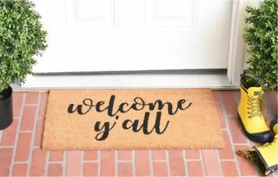 Welcome Y'all Doormat