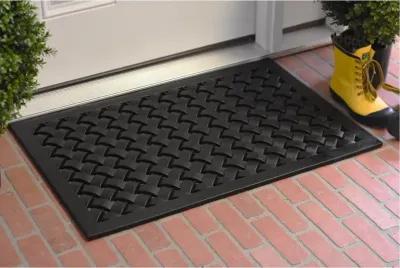 24" x 36" Hampton Weave Rubber Door Mat