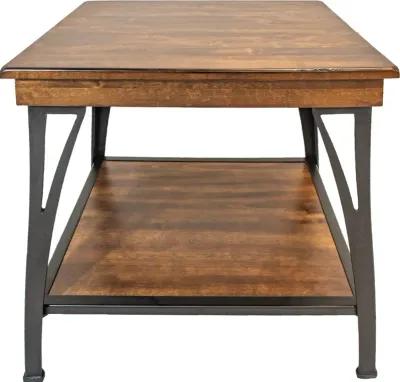 District Cool Copper End Table