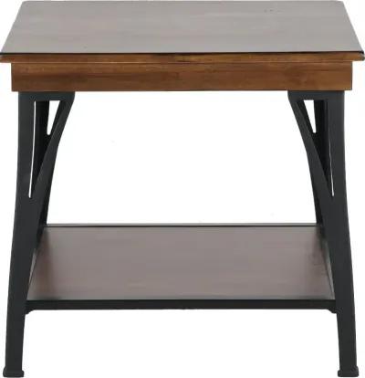 District Cool Copper End Table