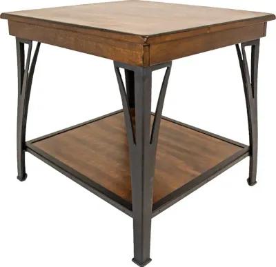 District Cool Copper End Table